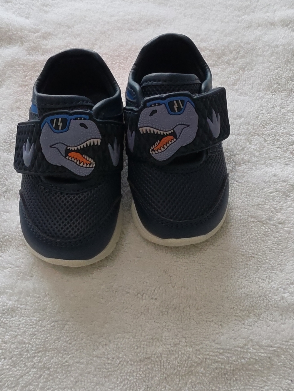 Carter's Navy Blue Dinosaur Velcro Sneakers